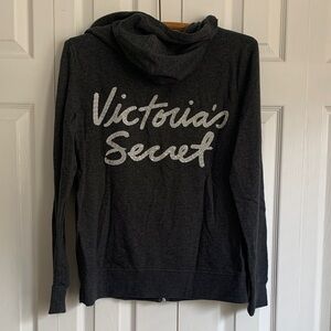 Victoria's Secret Charcoal Zip-Up Hoodie 🪽